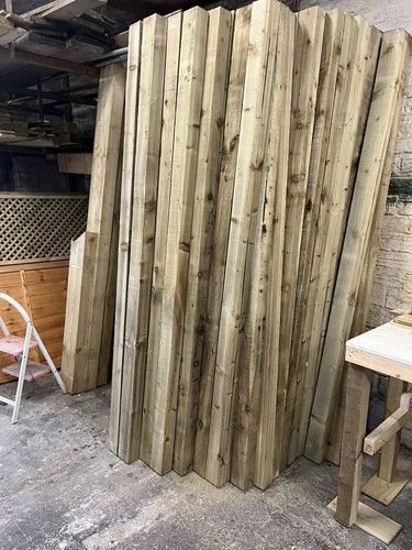 New 4x3x 8ft treated timber - ,