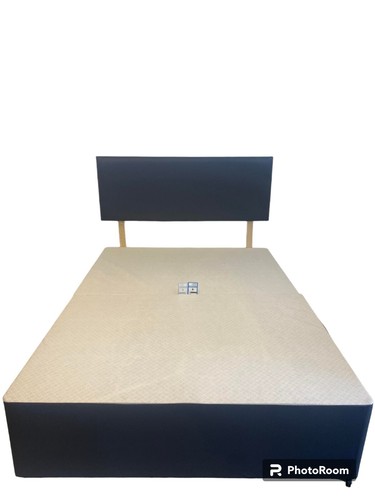 New black divan base single - black,