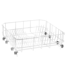 Genuine Beko Lamona Bottom Lower Dishwasher Basket Rack Tray With Roller Wheels