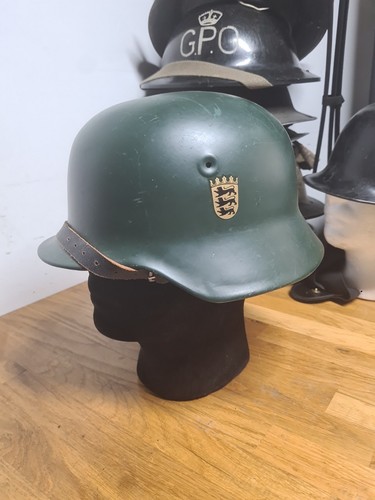 Obsolete police helmet bgs - helmet,