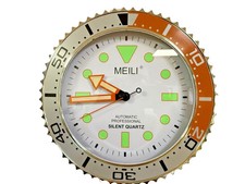 Wall Clock Modern  Silent Quartz Needle Luxury Wall Clock Silent 12"