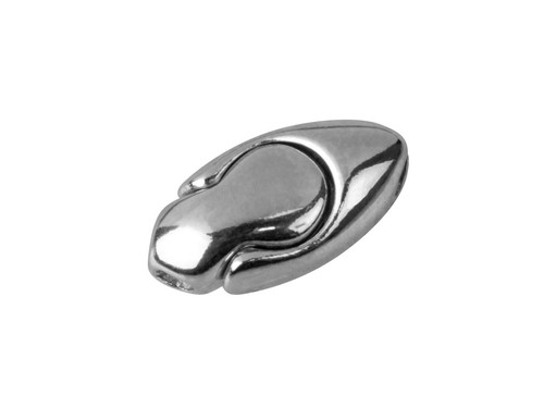 Sterling silver magnetic clasp - silver,
