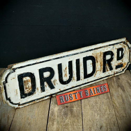 Vintage original street - vintage, sign
