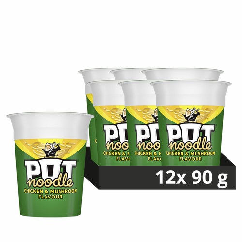 Pot noodle chicken mushroom - pot,