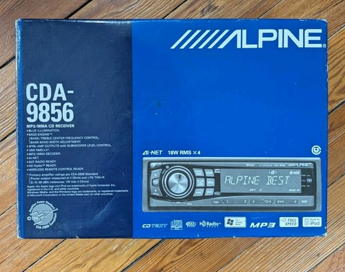 Alpine cda 9856 player new - alpine,