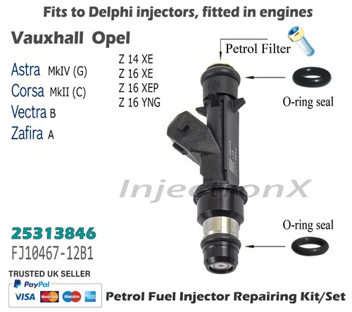 Fuel injector service kit - injector,