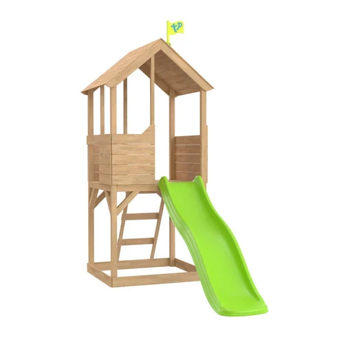 Wooden outdoor playhouse with - wooden,
