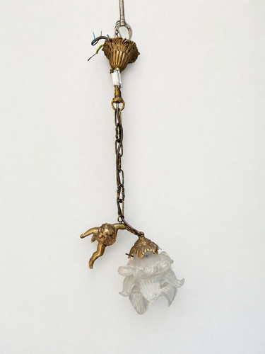 Antique flying putti - antique,