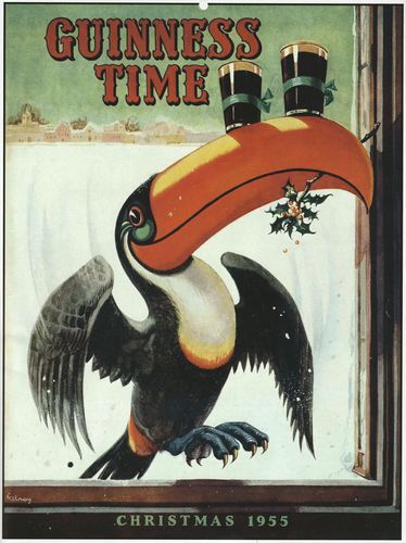 Vintage guinness christmas - guinness,