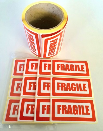 Fragile parcel labels postage - fragile,