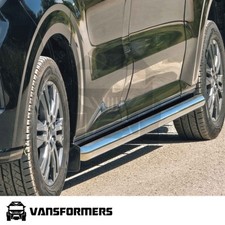 Mercedes Vito Viano 2003-2014 Chrome Side Bars Carbon Steel Long Wheel Base