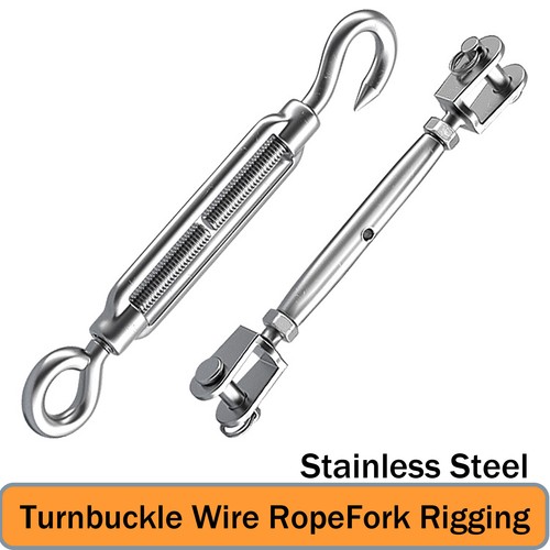 Stainless steel turnbuckle jaw - stainless,
