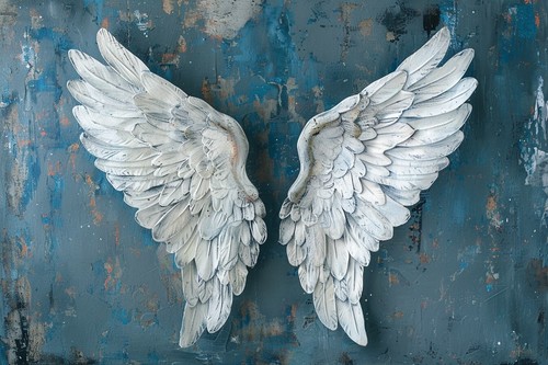 Stunning angel wings - wings, canvas