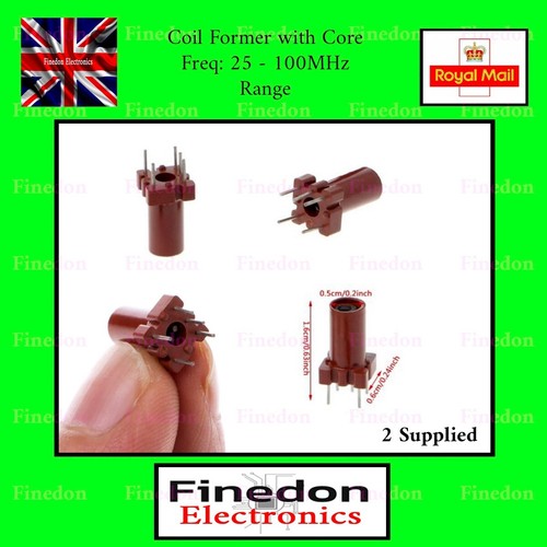 Qty coil former with - coil,