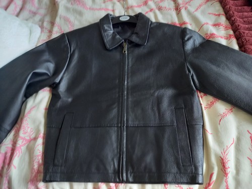 Boys black leather jacket - boys,