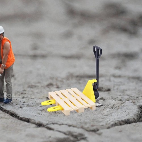 Dollhouse miniature forklift - miniature,
