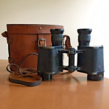 Dollond London 6x30 Binoculars in Leather Case Individual Eye Focusing England