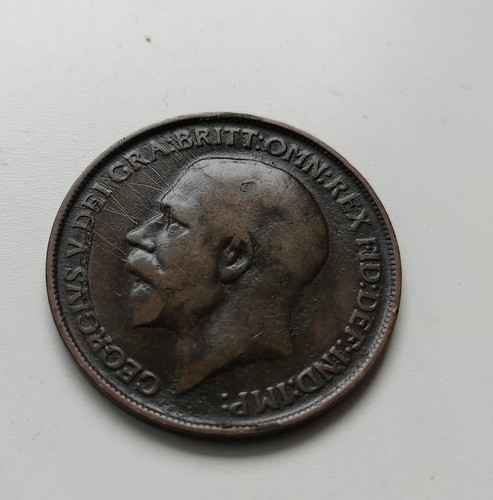 1912 king george penny - 1912, v