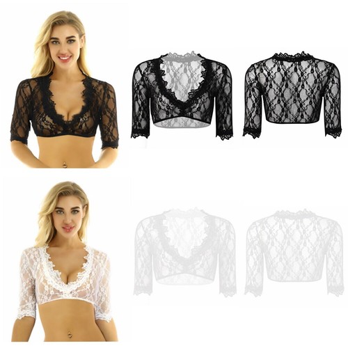 Women dirndl blouse lace - women's,