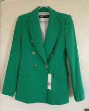 Zara Green Blazer XS