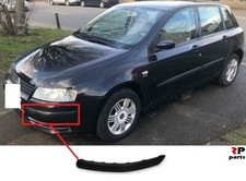 FOR FIAT STILO 01-07 NEW FRONT BUMPER MOLDING TRIM LEFT N/S BLACK OEM
