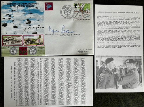 Raf cover paras signed - paras, lt
