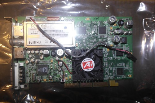 Video graphics card ati - card, in