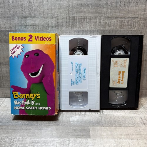 Barney birthday vhs and home - vhs,