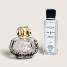 Maison Berger Rosalie Burner Lamp Berger Gift Set Fragrance Included - Blue Grey