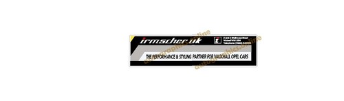 Irmscher rear screen - rear, vauxhall