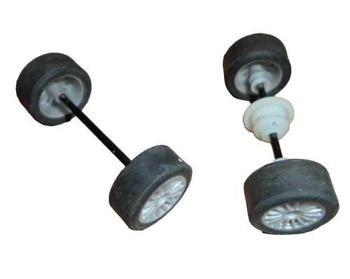 Scalextric silver wheels - , &