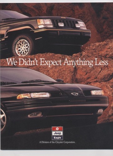 1993 jeep eagle brochure - jeep,