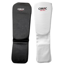 Cimac Shin/Instep Leg Protectors MMA Shinguards Muay Thai Elasticated Shin Pads
