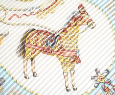 MNT HERMES Carre Pleated Scarf