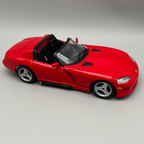 Bburago dodge viper red - dodge,