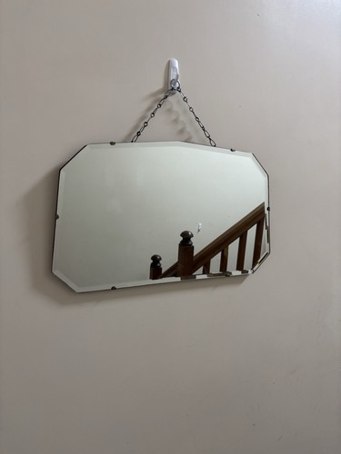 Vintage art deco wall mirror - vintage,