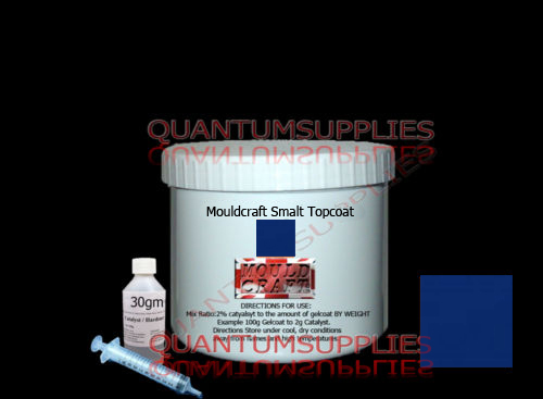 Smalt blue flocoat topcoat - smalt,