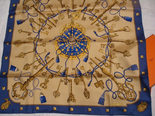 Hermes silk scarf les - hermes, ,
