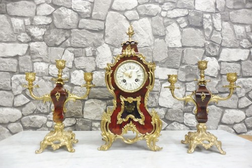 Antique french boulle - french, clock