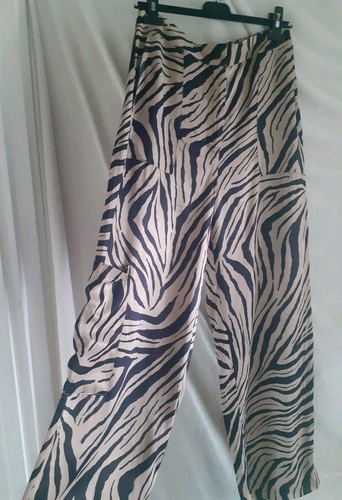 Zara women zebra print beige - print,