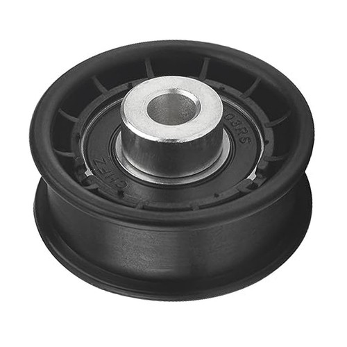Flat idler pulley includes - idler,