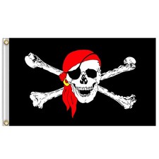 3 feet x 2 feet PIRATE FLAG