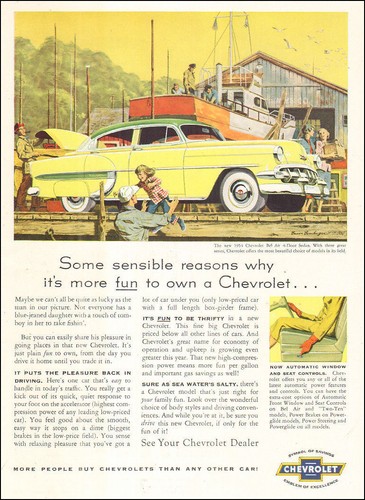 1953 classic car - ad, new
