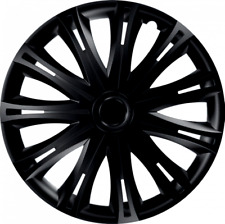 PEUGEOT FULL SET OF 4 15" INCH HUB CAPS WHEEL TRIMS COVER ABS PLASTIC BLACK