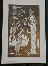 M.C. Escher Saint Francis Approx 31 x 45cm Poster Picture / St Francis / Cordon Art