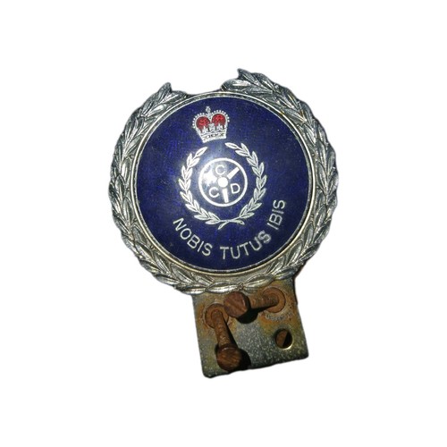Civil defence corps - corps, badge