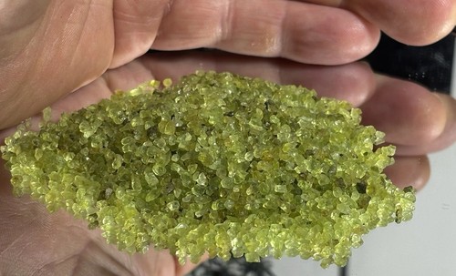 Raw peridot high clarity gem - peridot,