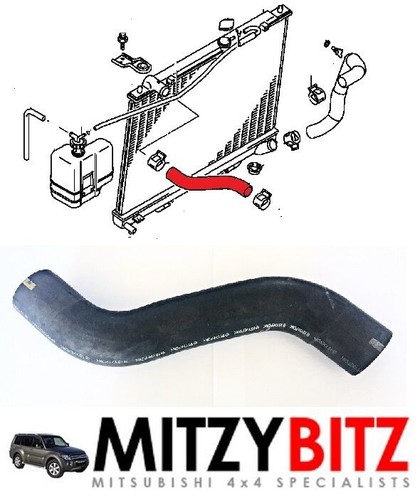 Top upper radiator hose for - top,