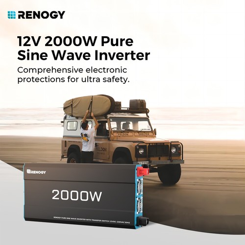 Renogy 2000w pure sine - 2000w, wave