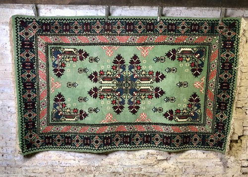 Large vintage turkish rug - vintage,